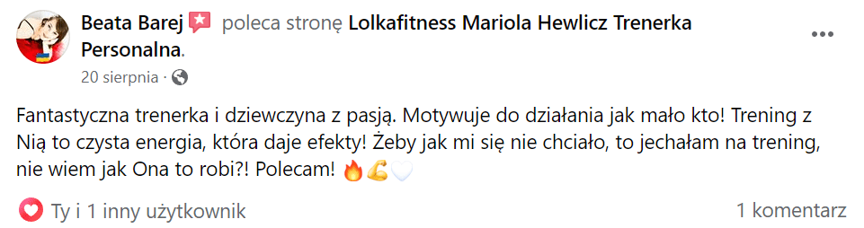 opinie Mariola Hewlicz